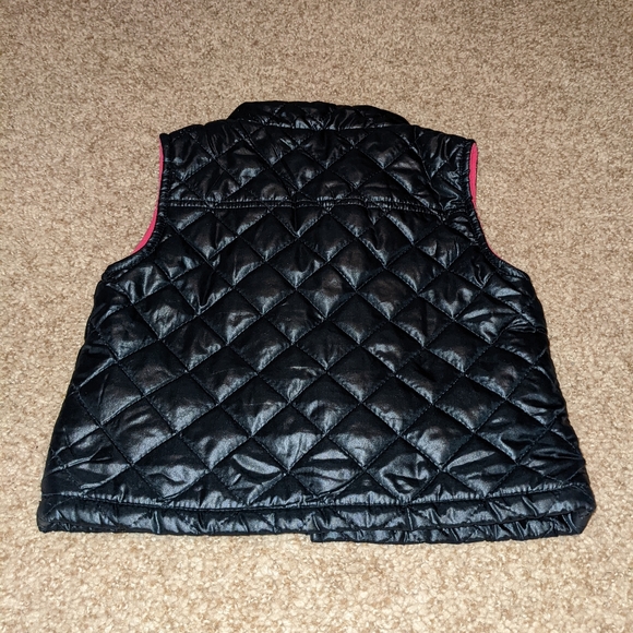 Carter's Black Vest Button Vest 24 mos - Picture 4 of 4